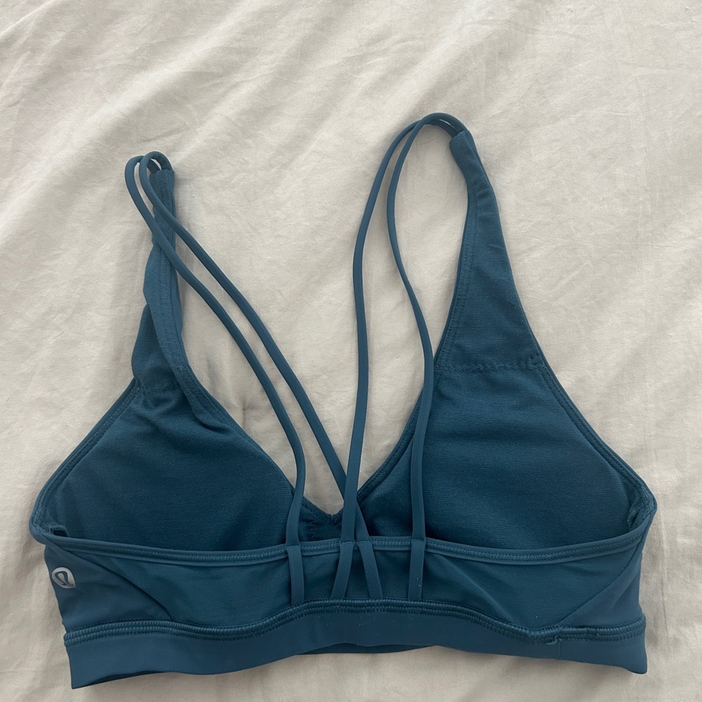 lululemon athletica Teal Strappy Sports Bra